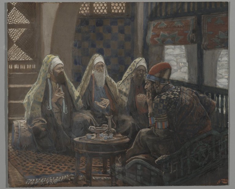The Magi in the House of Herod (Les rois mages chez Hérode) by James Tissot